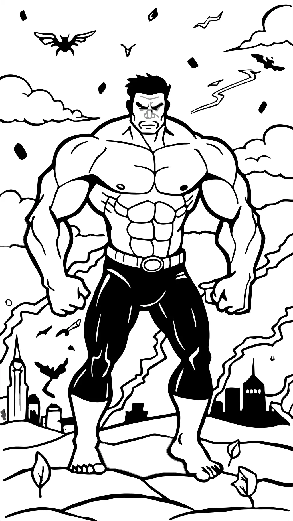 hulk avengers coloring pages